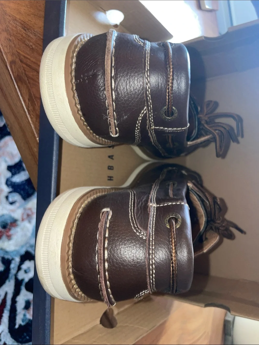 G.H. Bass & Co. Brown  Atlantic Boat Shoes ⛵️